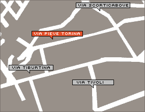 Dov'&egrave; situata via Pieve Torina